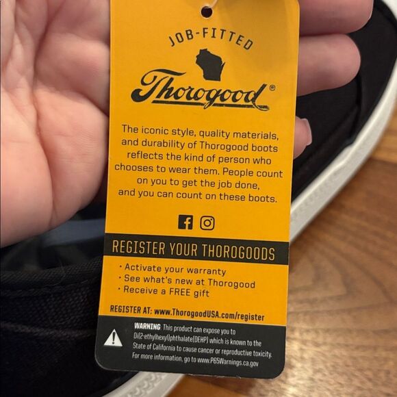 NEW NIB Thorogood Warehouse Won Safety Low Work Shoes Size 11.5 Wide main image 15